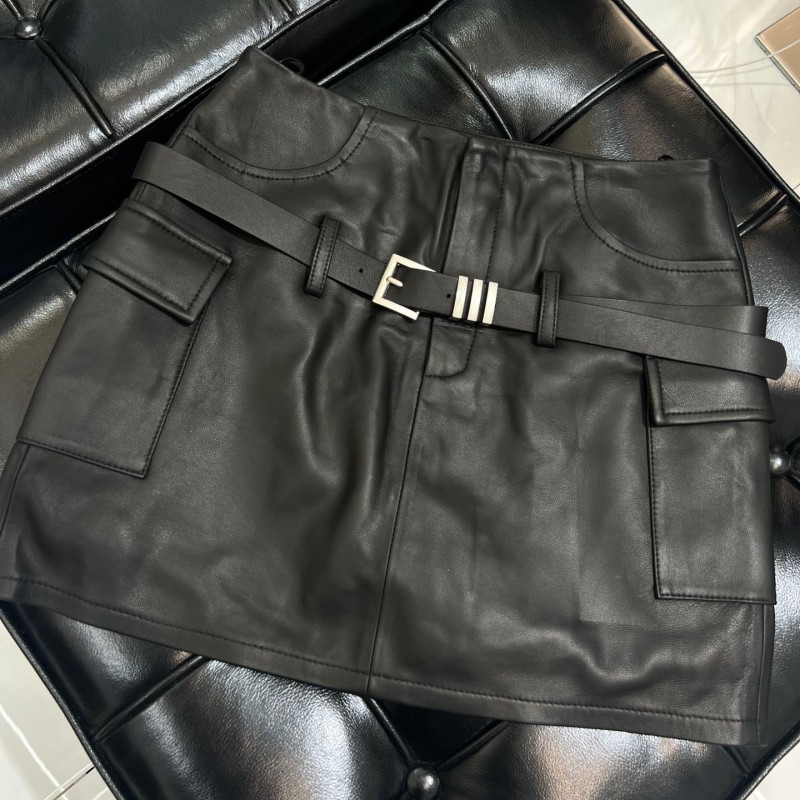 YSL Lambskin Skirt