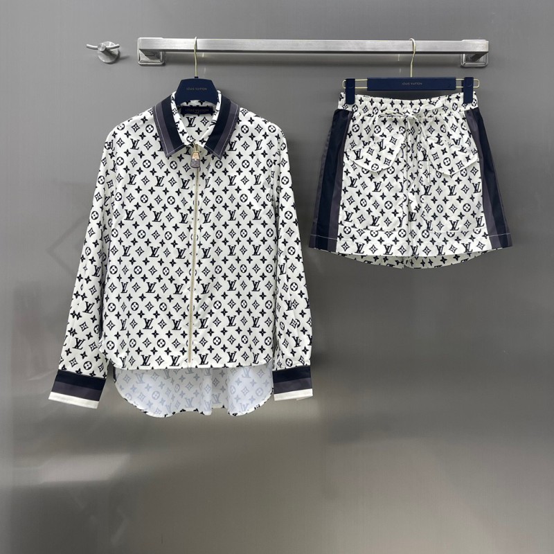 LV Blouse & Shorts Set