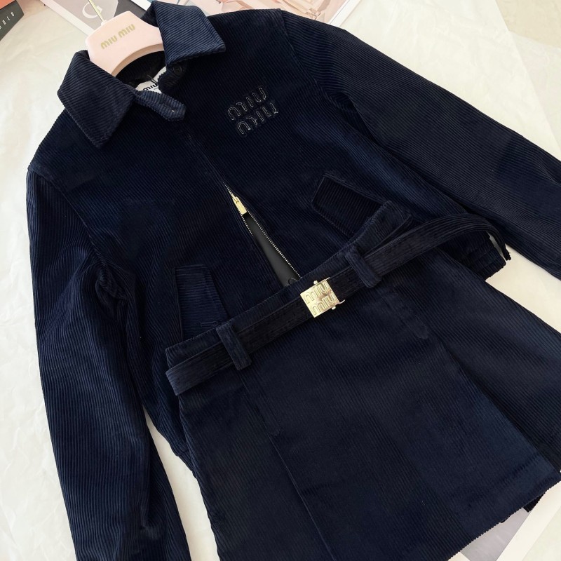 MiuMiu Corduroy Jacket & Skirt