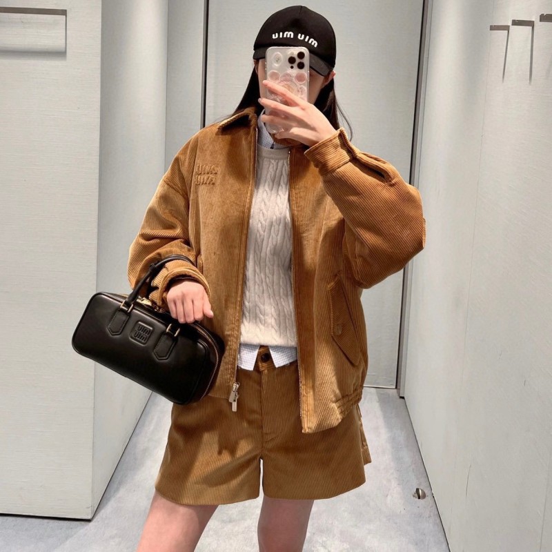 MiuMiu Corduroy Jacket & Shorts