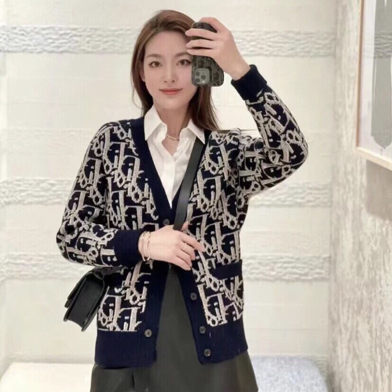 Dior Unisex Wool Cardigan 