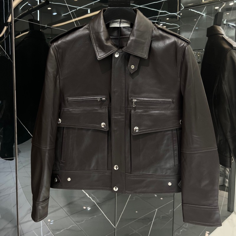 YSL Leather Jacket