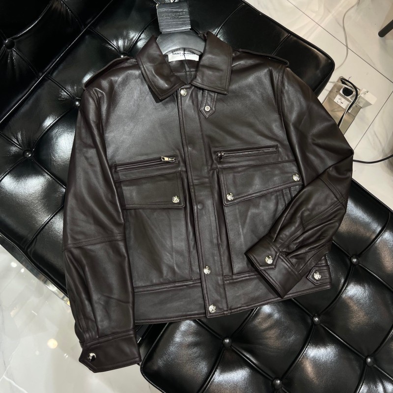 YSL Leather Jacket