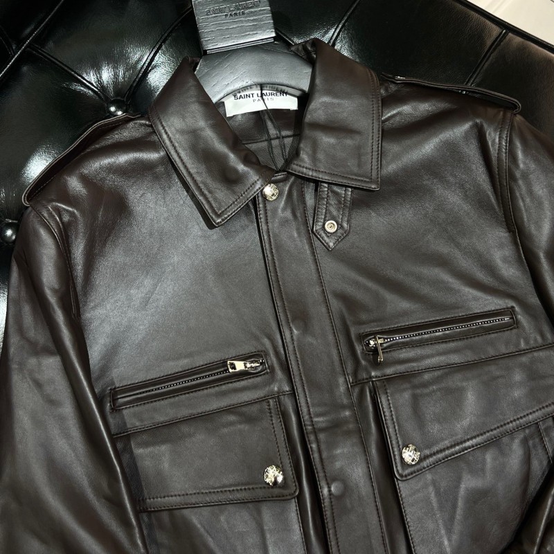 YSL Leather Jacket