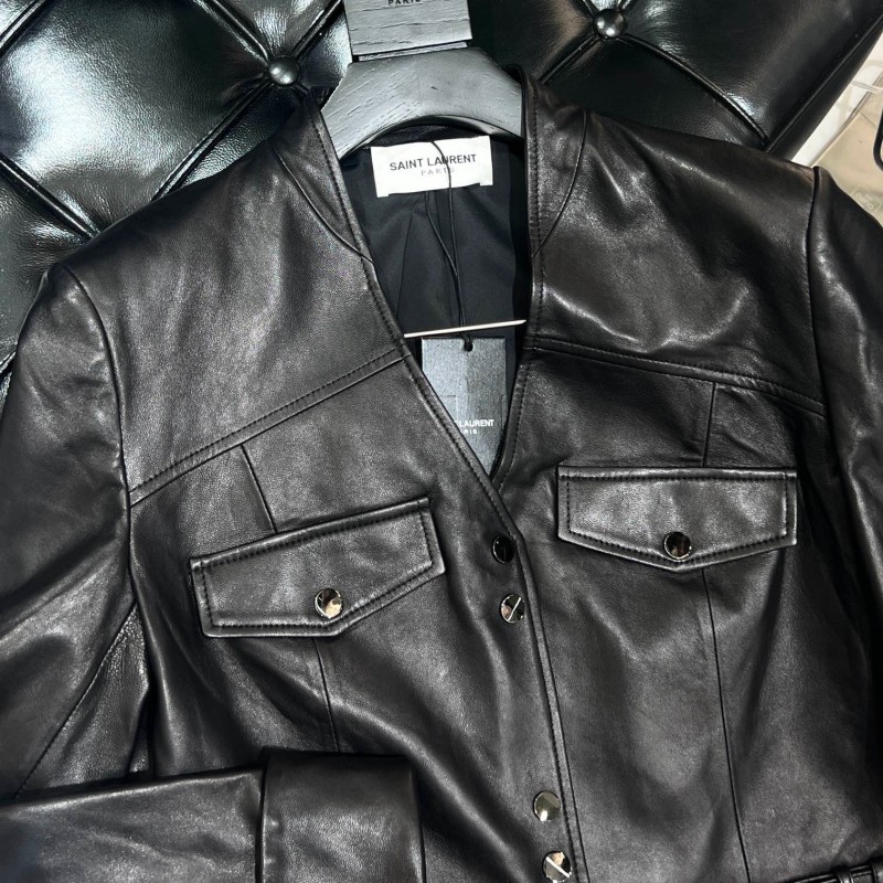 YSL Leather Jacket