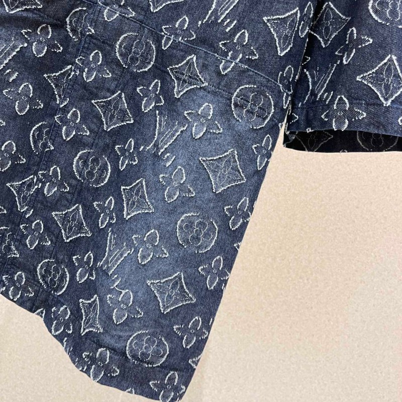 LV Unisex Denim Blouse