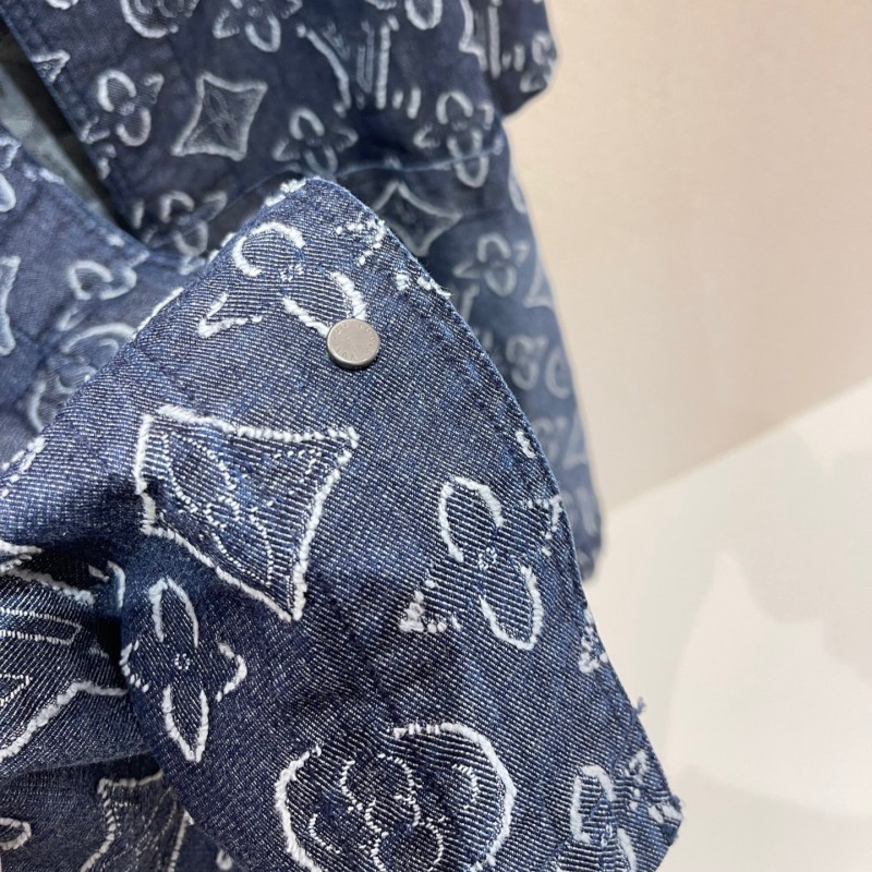 LV Unisex Denim Blouse