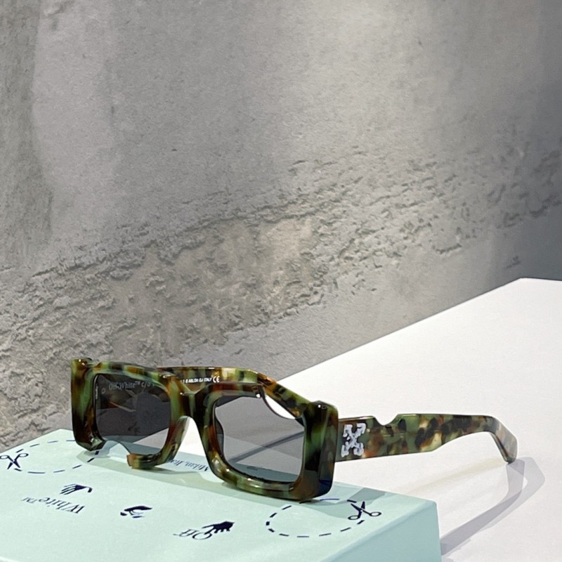 Off White Unisex Sunglass (Multi Color)