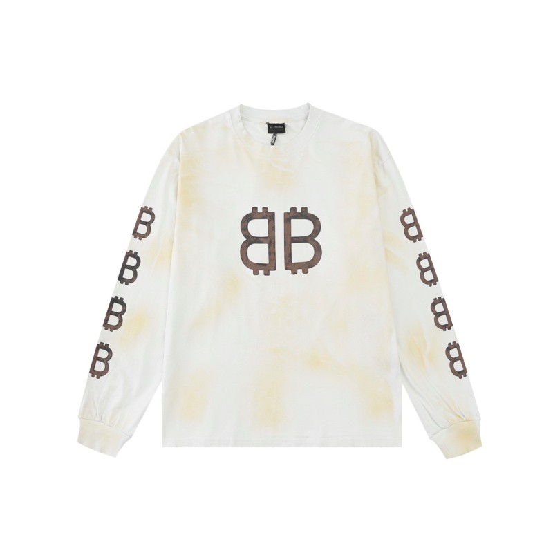 Balenciaga Unisex Long Sleeves Tee