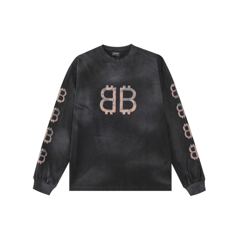 Balenciaga Unisex Long Sleeves Tee