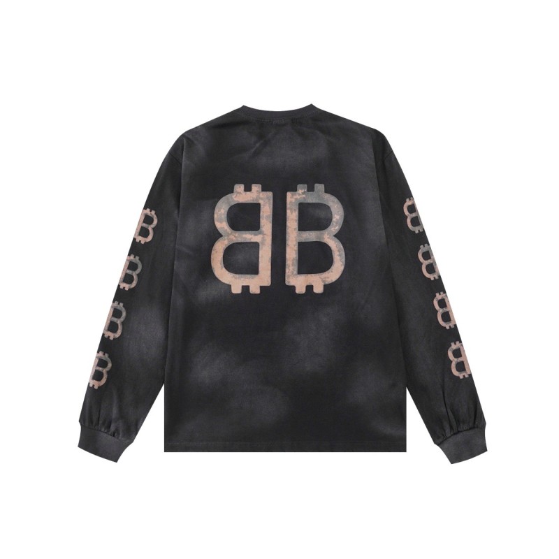 Balenciaga Unisex Long Sleeves Tee