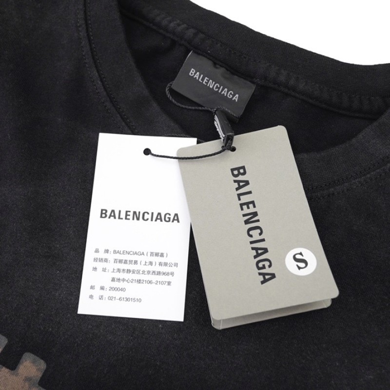 Balenciaga Unisex Long Sleeves Tee