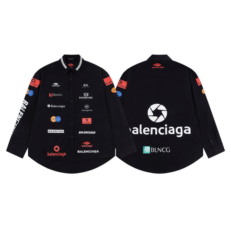 Balenciaga Unisex Long Sleeves Shirt