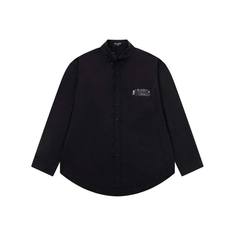 Balenciaga Unisex Long Sleeves Shirt