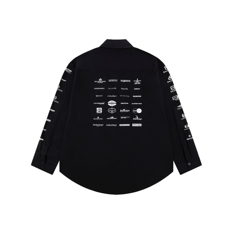 Balenciaga Unisex Long Sleeves Shirt