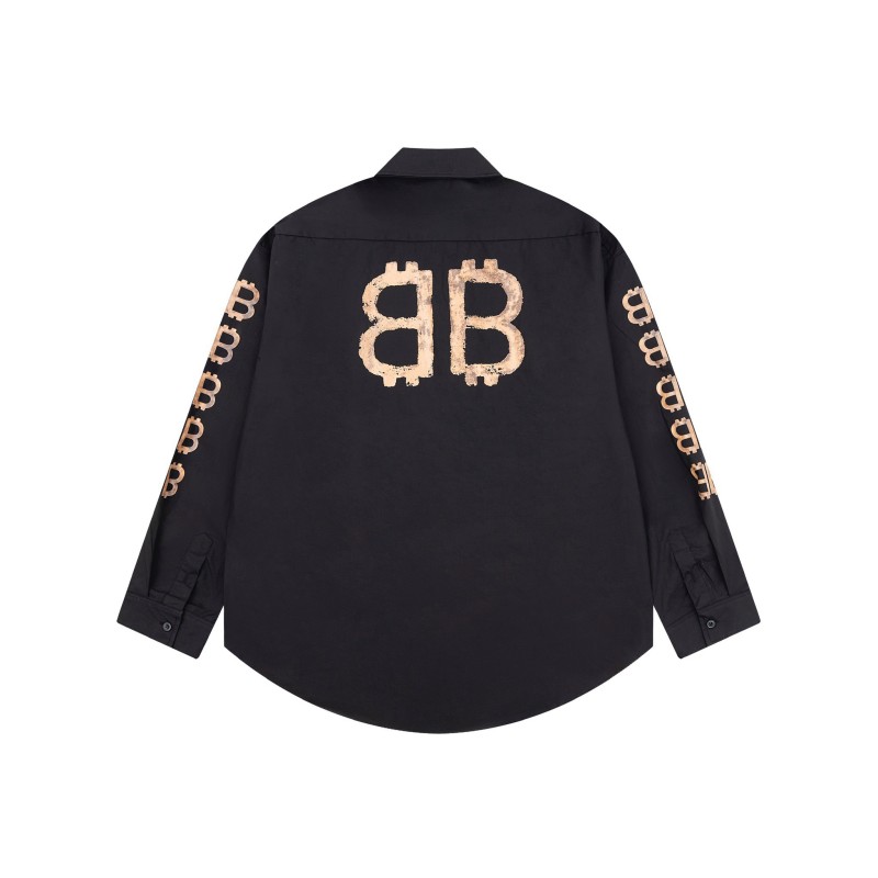 Balenciaga Unisex Long Sleeves Shirt