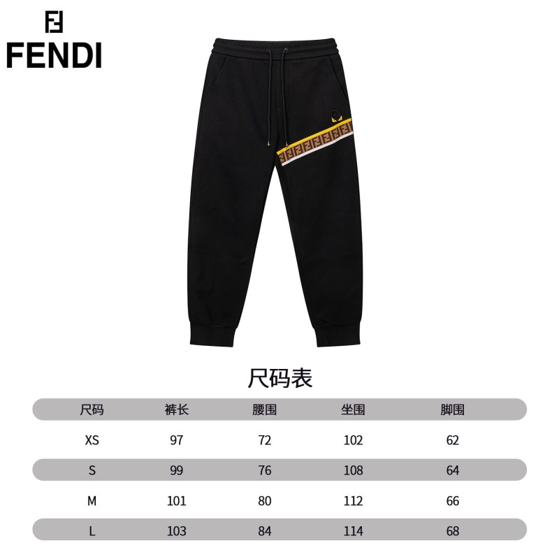 Fendi Unisex Sweatpants 