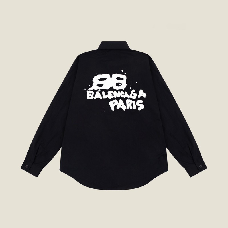 Balenciaga Unisex Long Sleeves Shirt