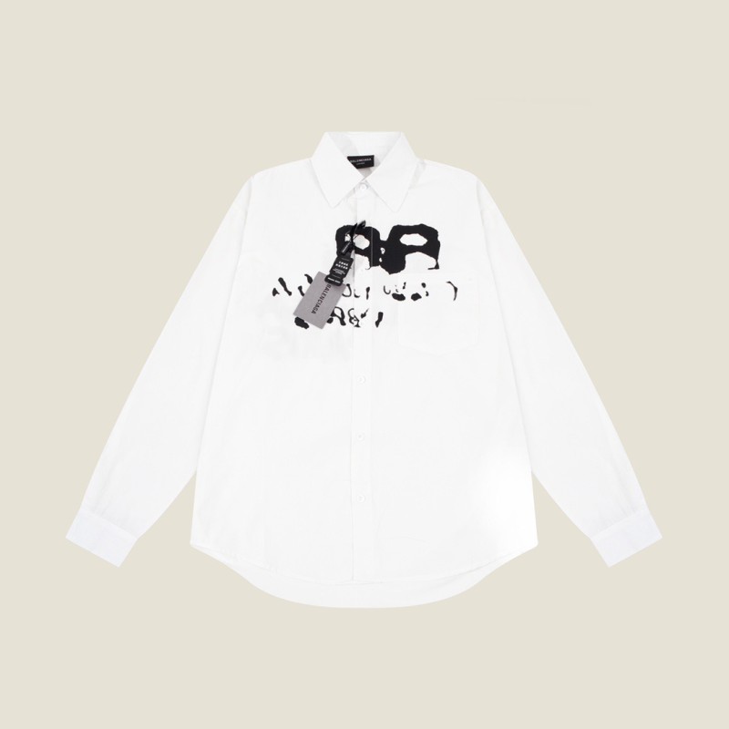 Balenciaga Unisex Long Sleeves Shirt