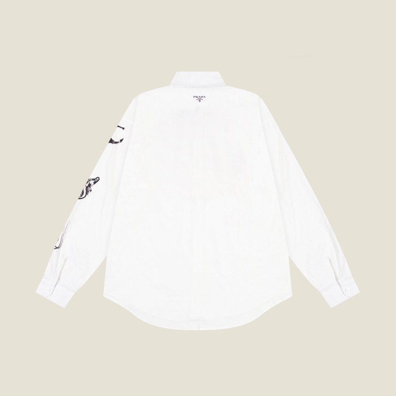 Prada Unisex Long Sleeves Shirt