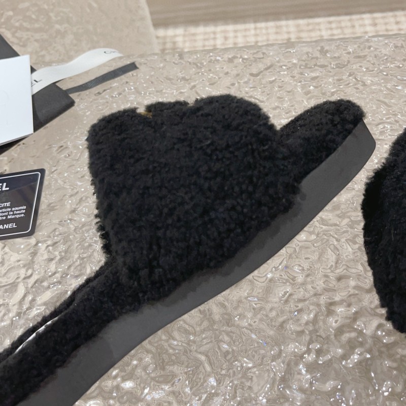 Chanel Wool Slippers