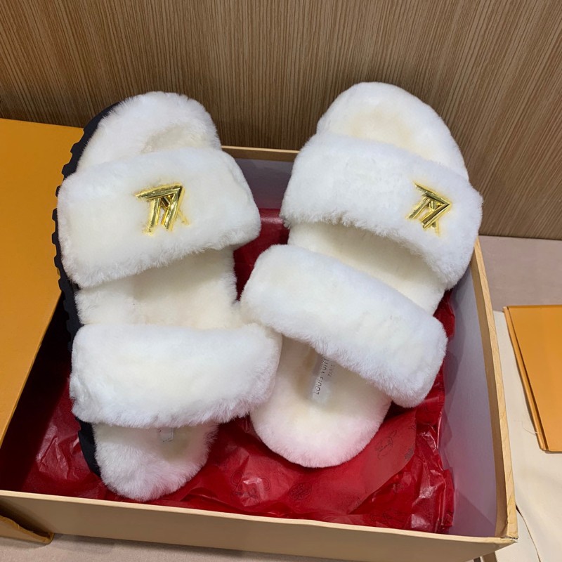 LV Sunset Comfort Wool Sandals