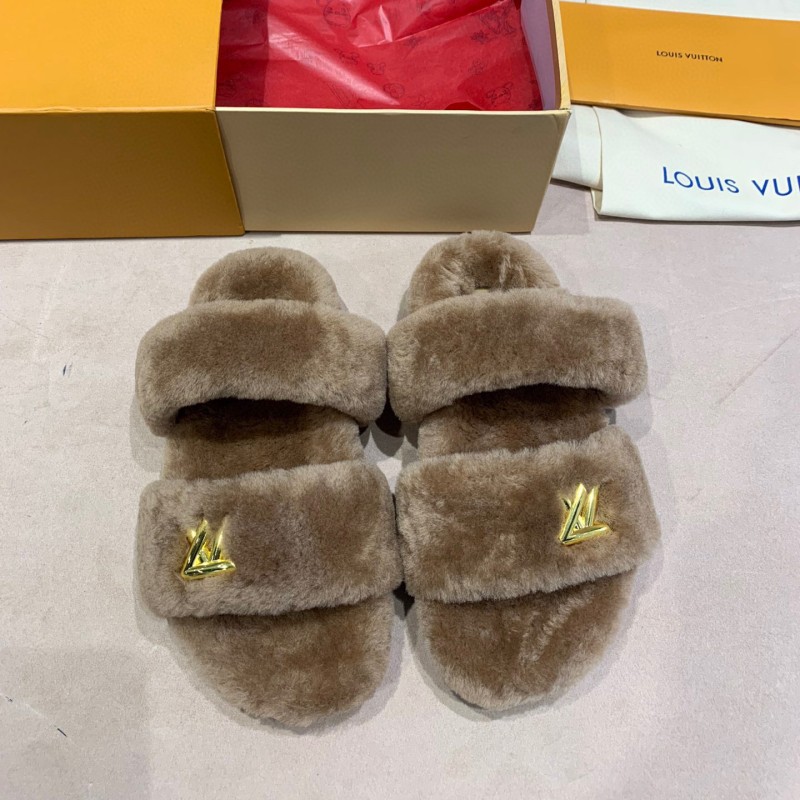 LV Sunset Comfort Wool Sandals