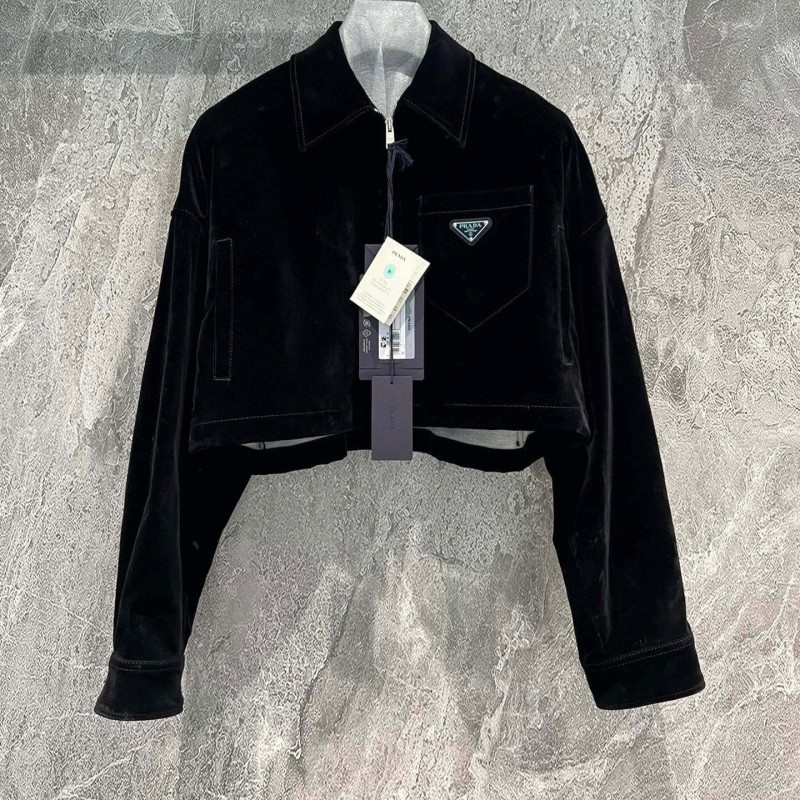 Prada Velvet Short Jacket