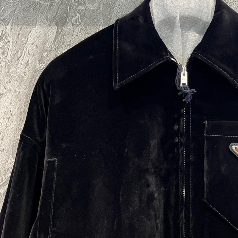 Prada Velvet Short Jacket