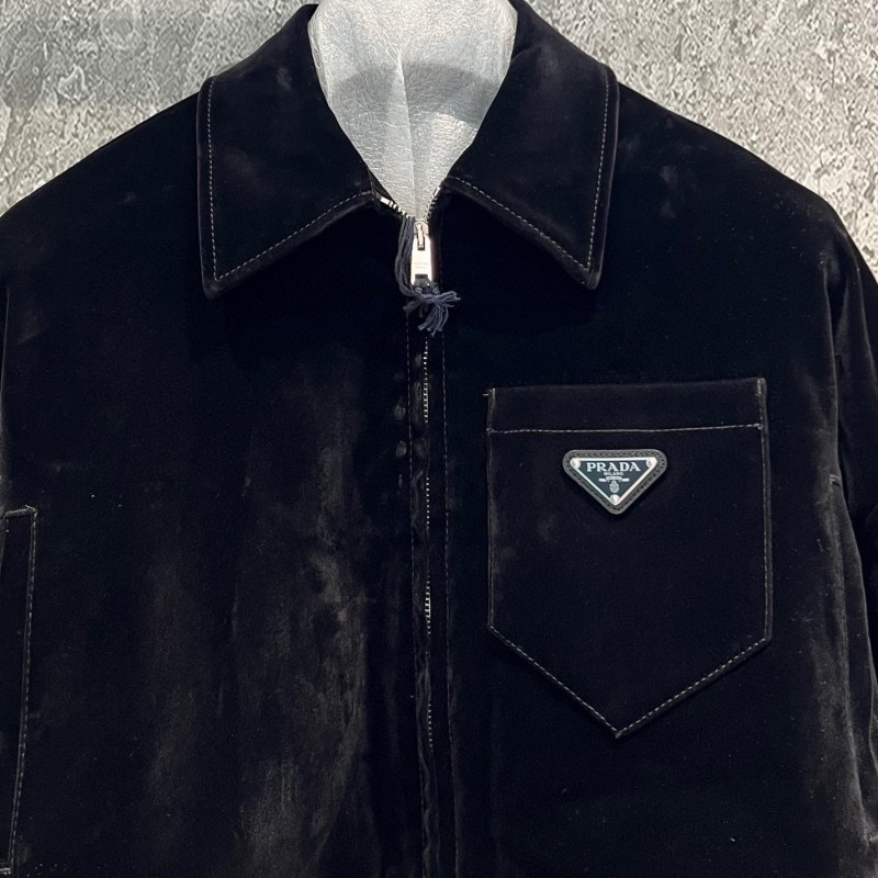 Prada Velvet Short Jacket