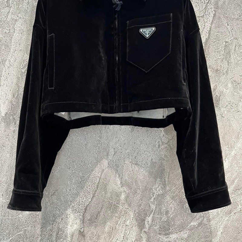 Prada Velvet Short Jacket