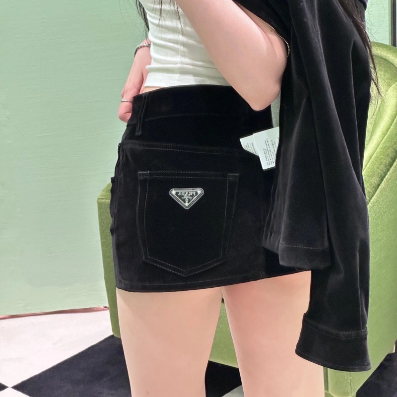 Prada Velvet Skirt