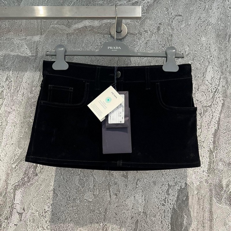 Prada Velvet Skirt