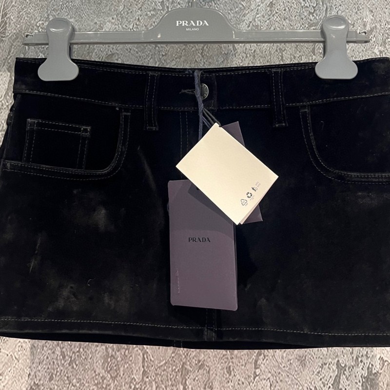 Prada Velvet Skirt