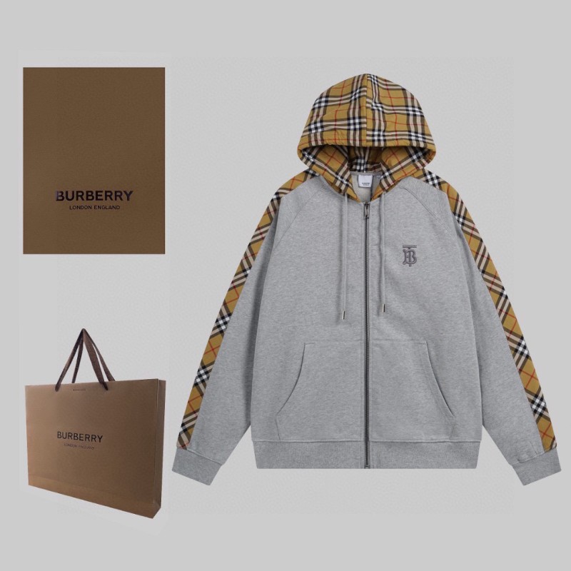 Burberry Unisex Zipper Hoodie