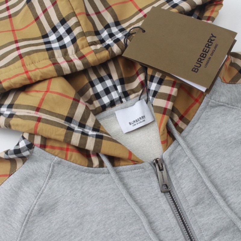 Burberry Unisex Zipper Hoodie