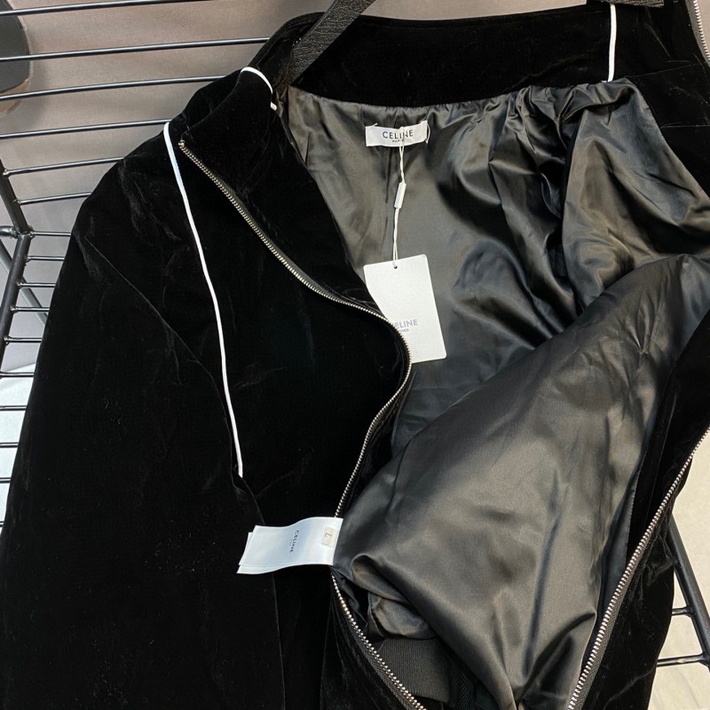 Celine Unisex Velvet Jacket