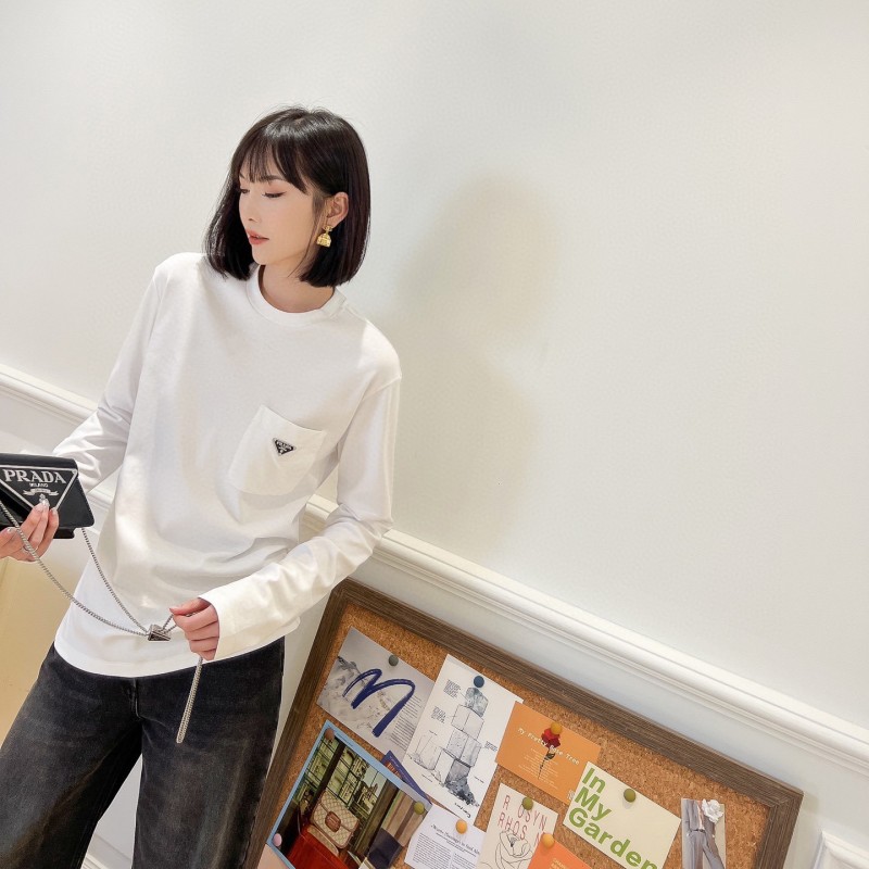 Prada Long Sleeves Tee