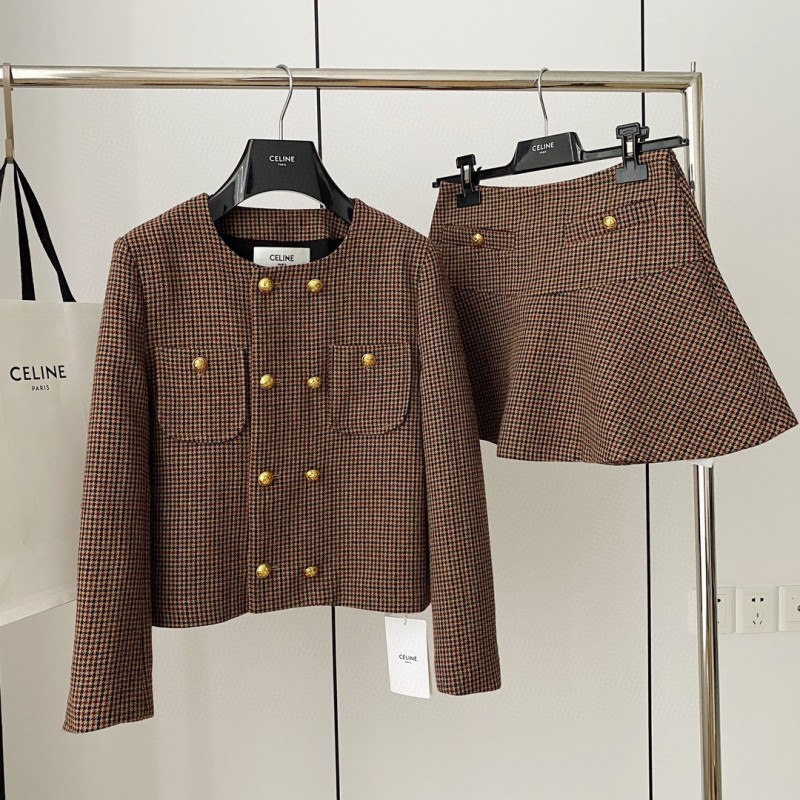 Celine Jacket & Skirt Set