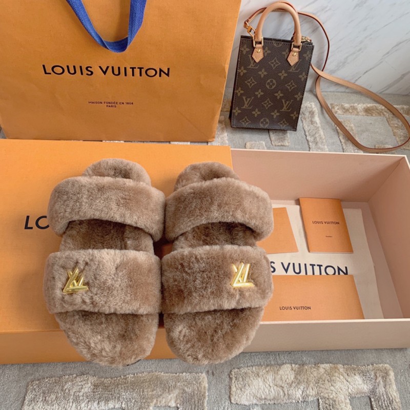 LV Sunset Comfort Fur Slippers