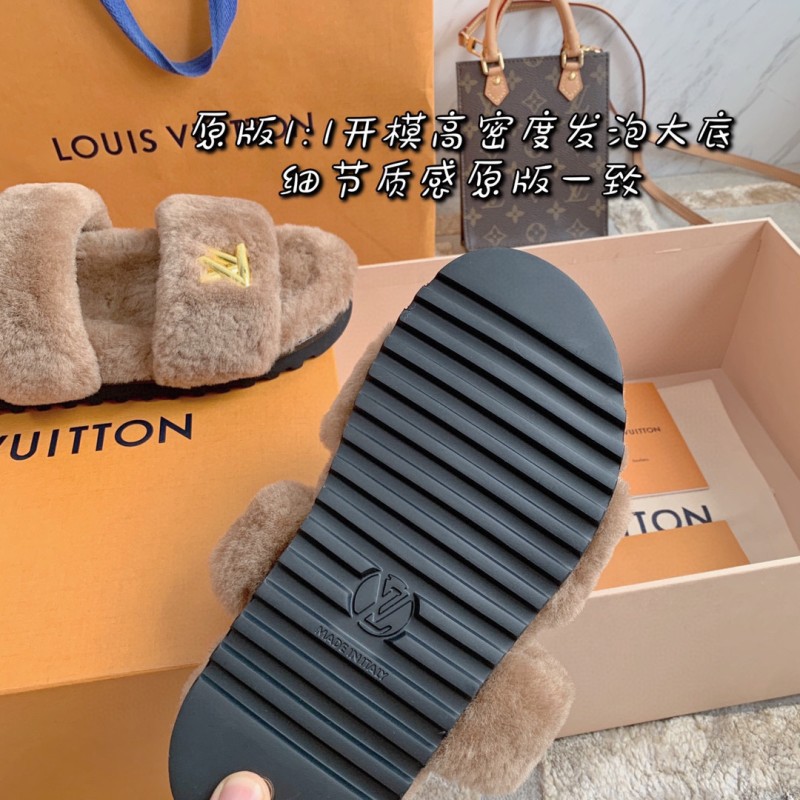 LV Sunset Comfort Fur Slippers