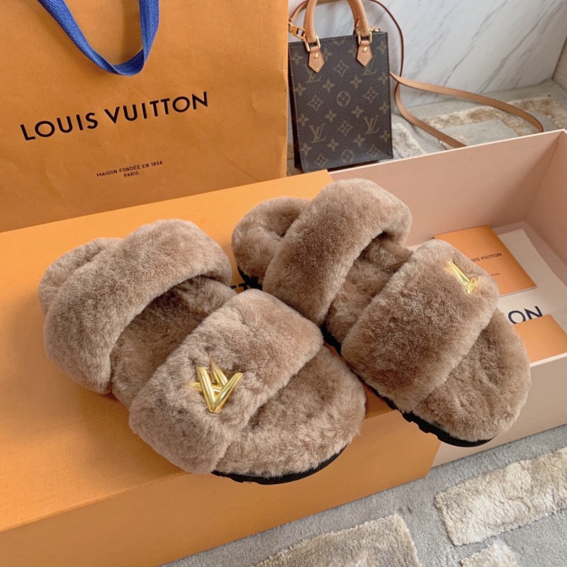 LV Sunset Comfort Fur Slippers