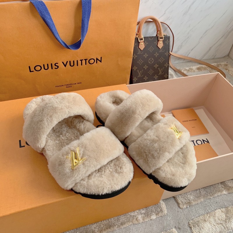 LV Sunset Comfort Fur Slippers