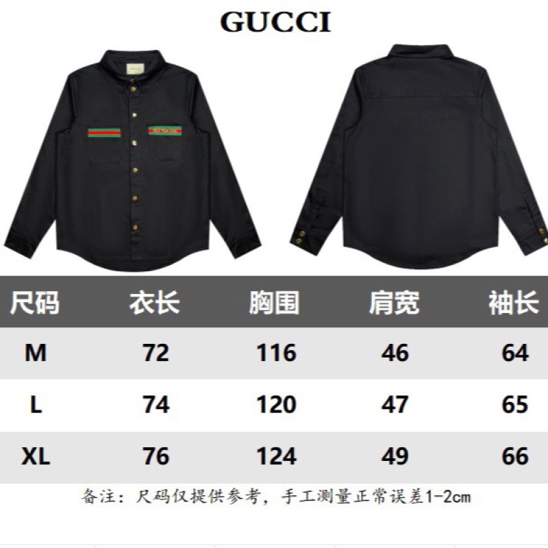 Gucci Unisex Long Sleeves Shirt