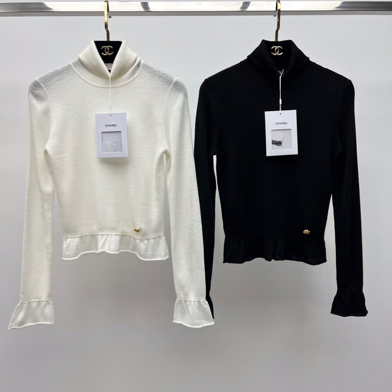 Chanel Turtleneck Long Sleeves Shirt