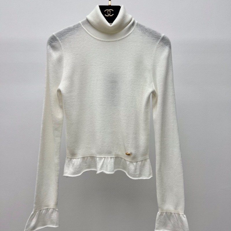 Chanel Turtleneck Long Sleeves Shirt