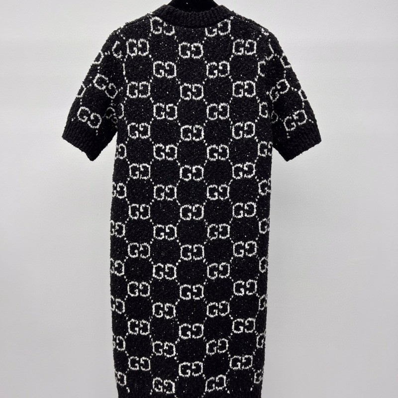 Gucci Knit Shirt Dress