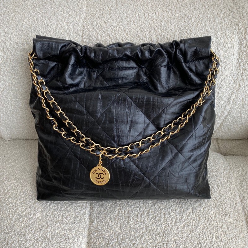 Chanel  22Bag (升级版褶皱黑金）