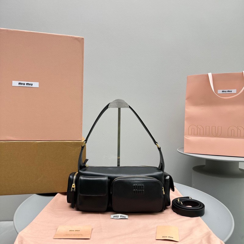 MiuMiu Nappa Pocket Hobo