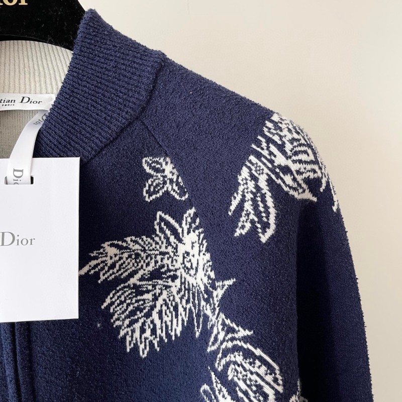 Dior Wool Zipper Cardigan